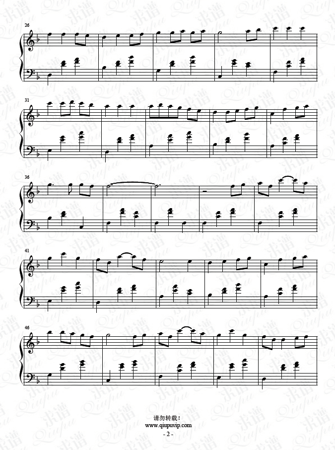 《いつも何度でも (永遠同在)》鋼琴譜由求譜網(wǎng)制作，并提供《いつも何度でも (永遠同在)》鋼琴曲在線試聽，《いつも何度でも (永遠同在)》鋼琴譜（五線譜）下載