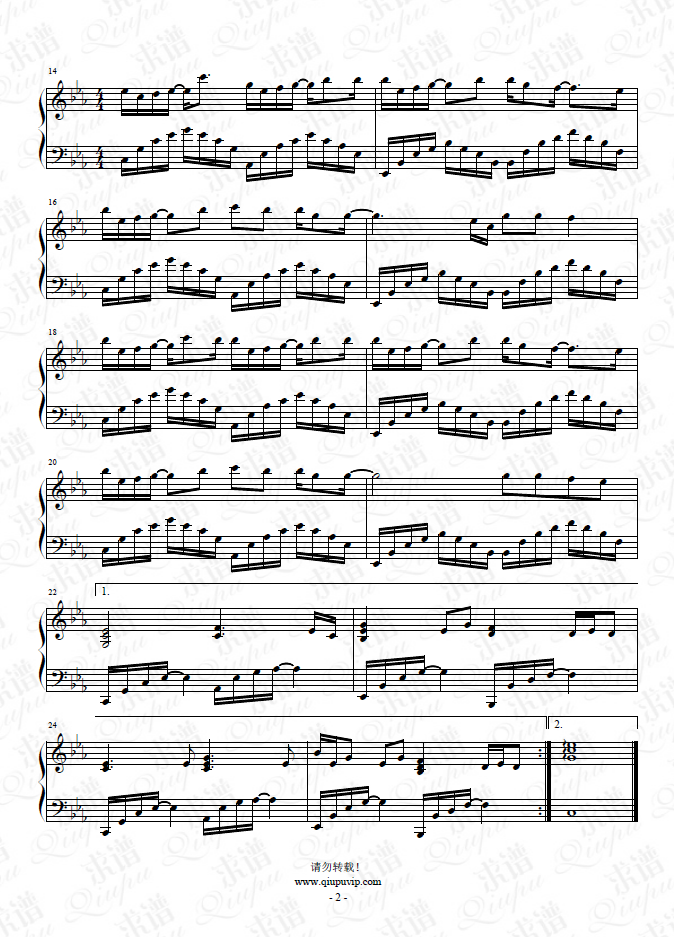 小星星Aurora，墜落星空鋼琴譜,鋼琴曲